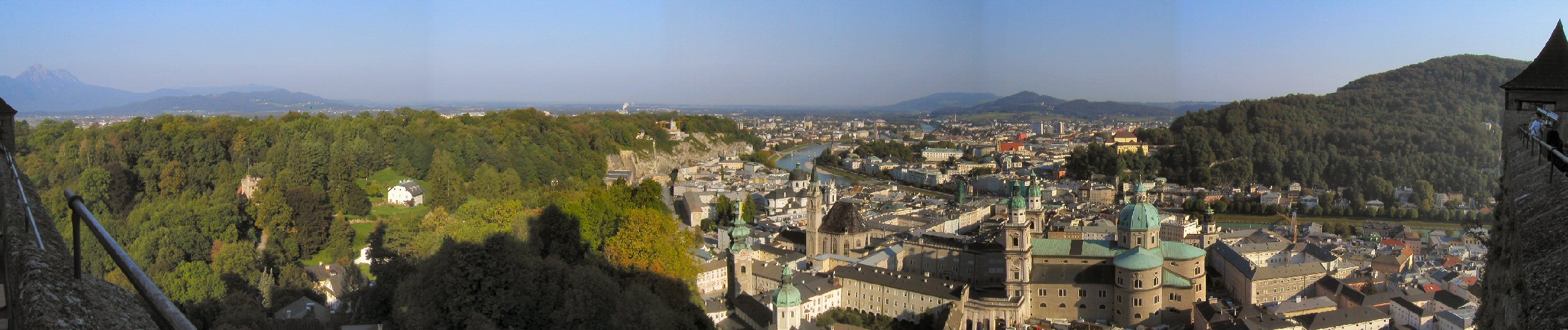 Salzburg Panorama from Hohensalzburg Fortress