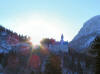 Neuschwanstein Castle with Rising Sun