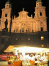 Salzburg's Dom during a Oktoberfest