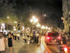 La Rambla at night